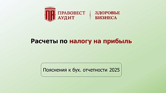 Пояснения к бухгалтерской отчетности 2025: расчеты по налогу на прибыль